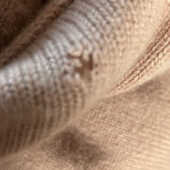 Vince Sweater Womens Small Old Rose Pink Short Sleeve Cashmere Tunic Pullover - Picture 8 of 11